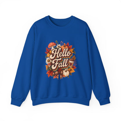 HELLO FALL Unisex Heavy Blend™ Crewneck Sweatshirt