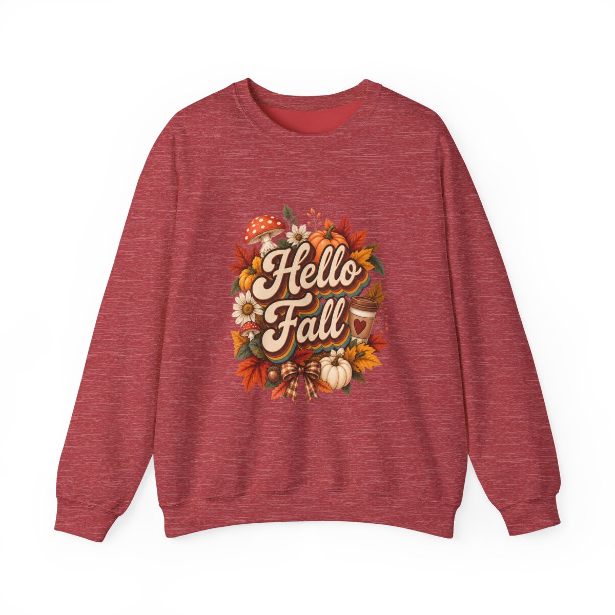 HELLO FALL Unisex Heavy Blend™ Crewneck Sweatshirt
