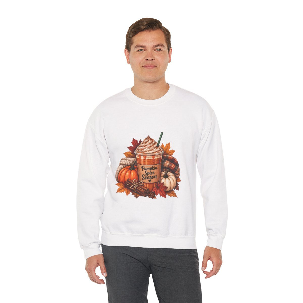 PUMPKIN SPICE SEASON Unisex Heavy Blend™ Crewneck Sweatshirt
