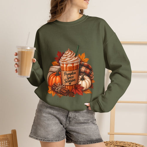 PUMPKIN SPICE SEASON Unisex Heavy Blend™ Crewneck Sweatshirt