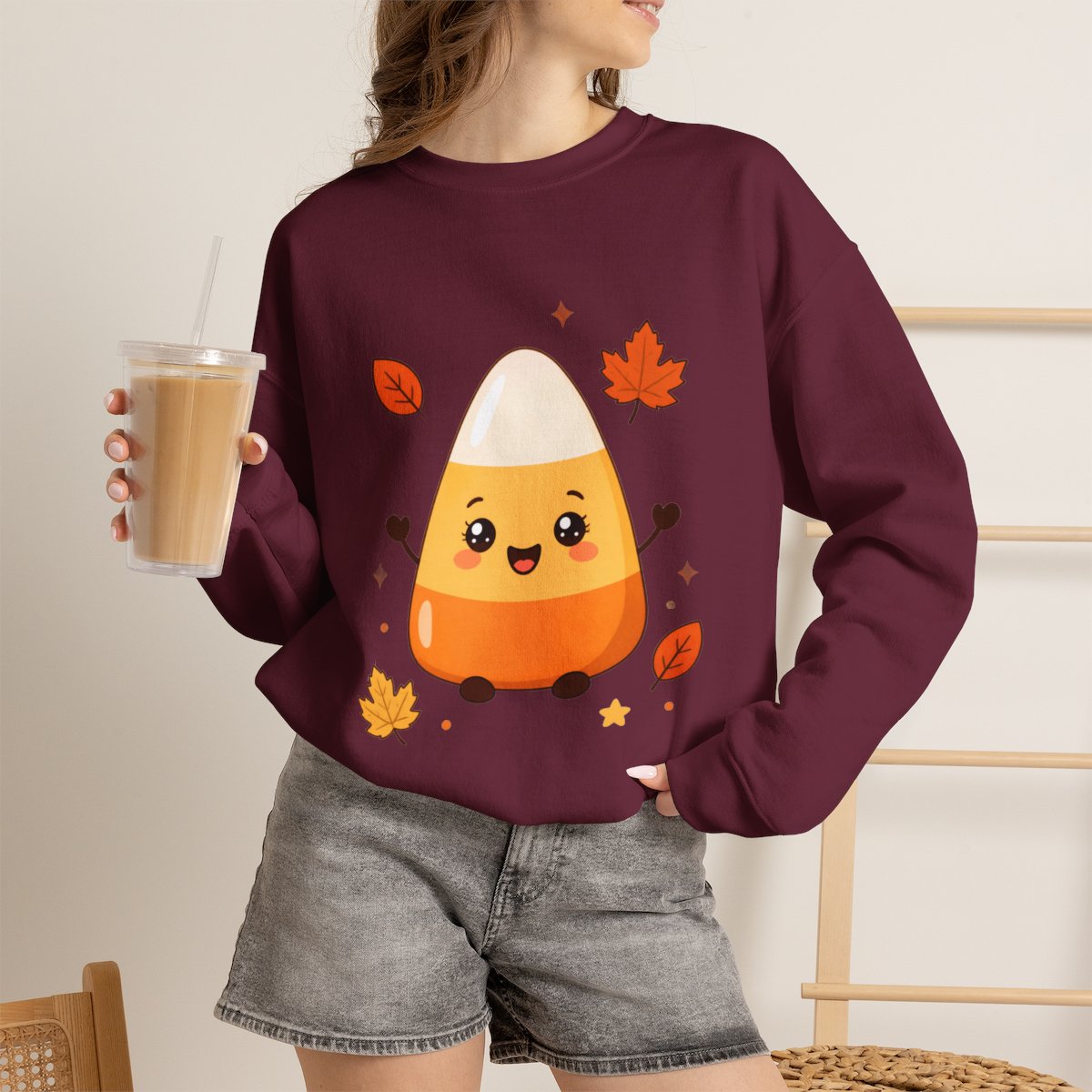 CANDY CORN Unisex Heavy Blend™ Crewneck Sweatshirt
