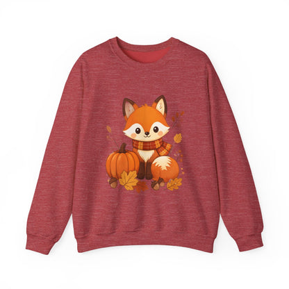 FALL FOX Unisex Heavy Blend™ Crewneck Sweatshirt