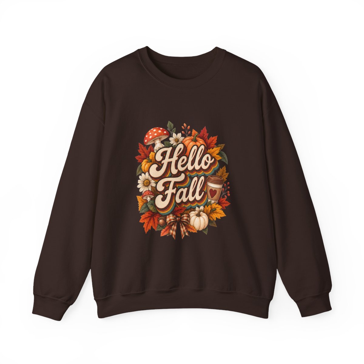 HELLO FALL Unisex Heavy Blend™ Crewneck Sweatshirt