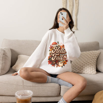 HELLO FALL Unisex Heavy Blend™ Crewneck Sweatshirt