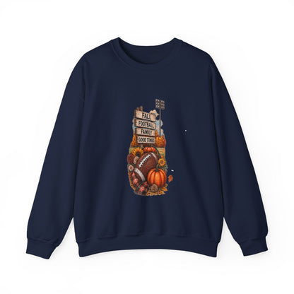 FALL FOOTBALL Unisex Heavy Blend™ Crewneck Sweatshirt