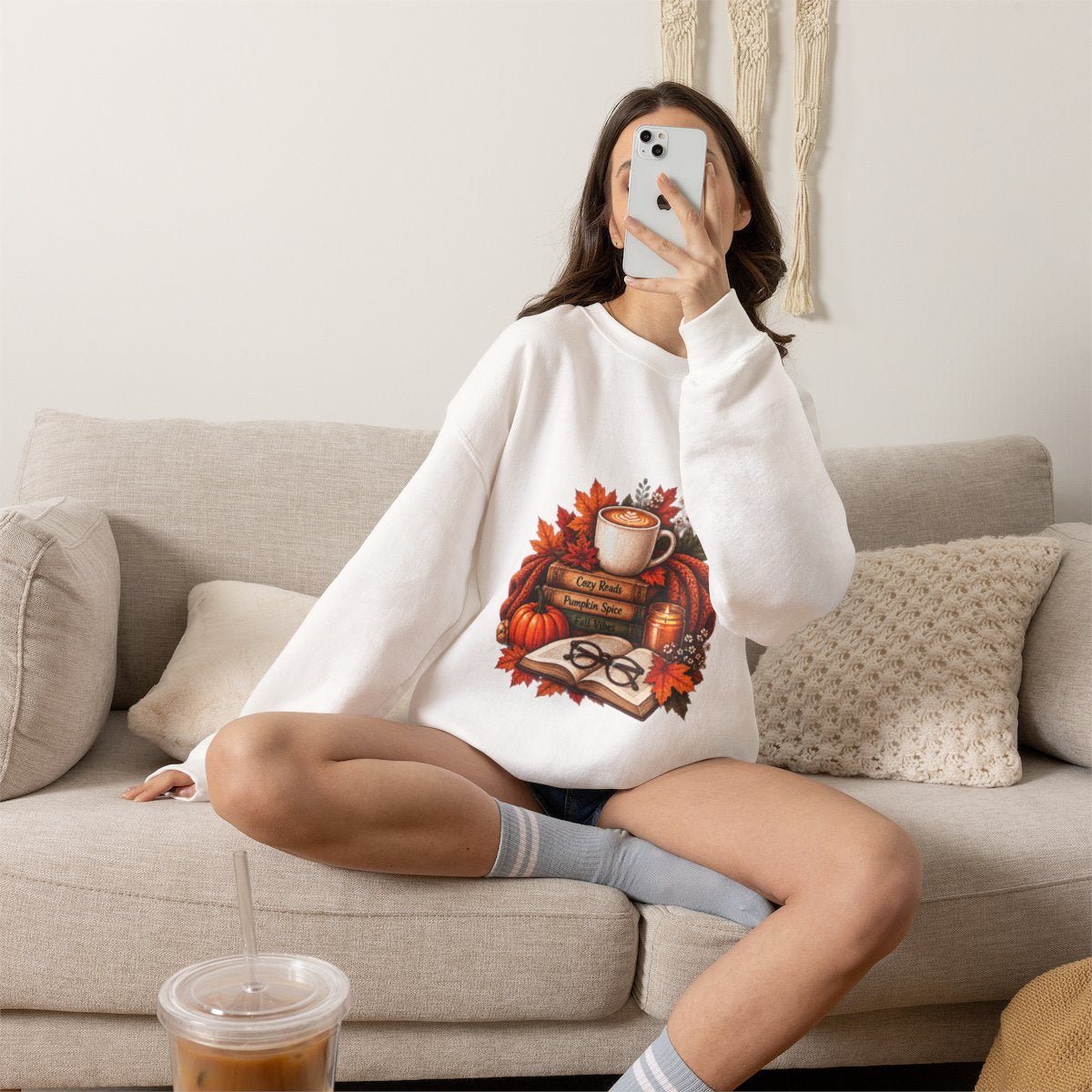 COZY FALL Unisex Heavy Blend™ Crewneck Sweatshirt
