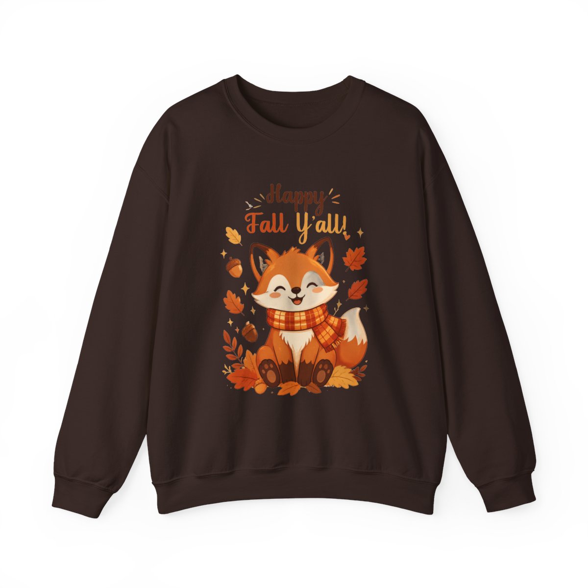HAPPY FALL YALL FOX Unisex Heavy Blend™ Crewneck Sweatshirt