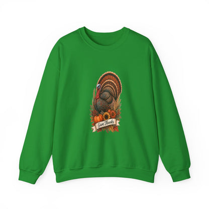 GIVE THANKS Unisex Heavy Blend™ Crewneck Sweatshirt