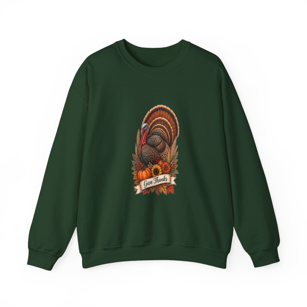 GIVE THANKS Unisex Heavy Blend™ Crewneck Sweatshirt