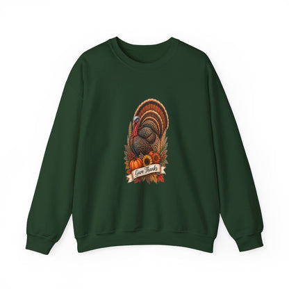 GIVE THANKS Unisex Heavy Blend™ Crewneck Sweatshirt