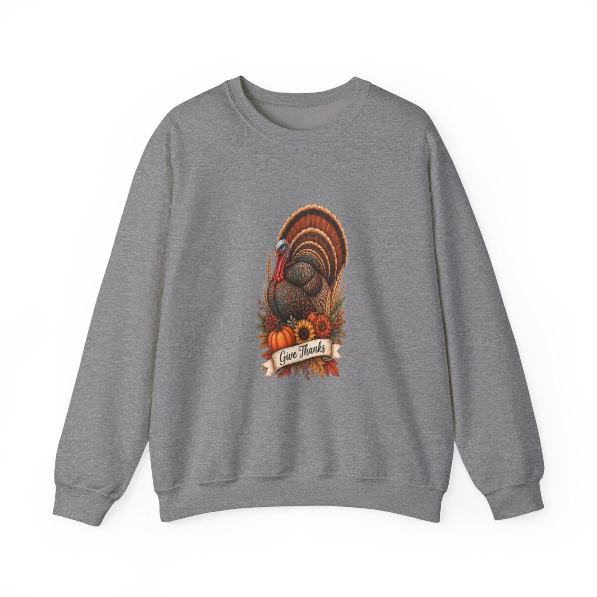 GIVE THANKS Unisex Heavy Blend™ Crewneck Sweatshirt