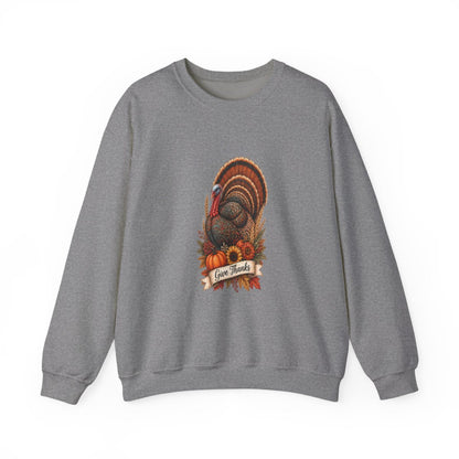 GIVE THANKS Unisex Heavy Blend™ Crewneck Sweatshirt
