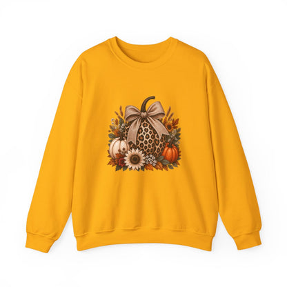 LEOPARD PUMPKIN Unisex Heavy Blend™ Crewneck Sweatshirt