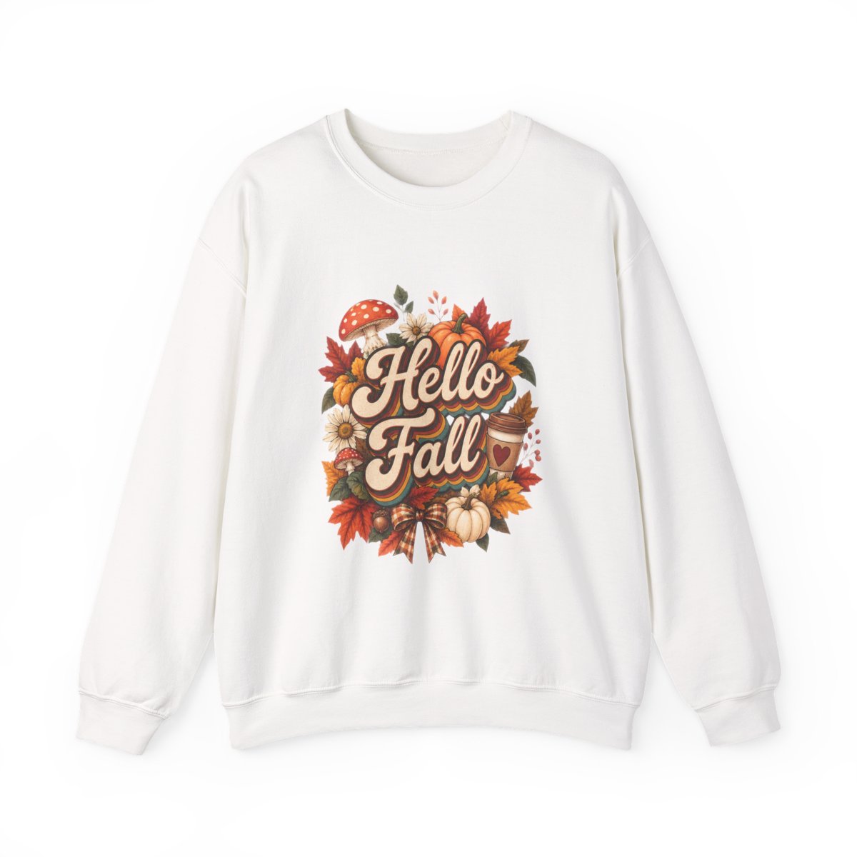 HELLO FALL Unisex Heavy Blend™ Crewneck Sweatshirt