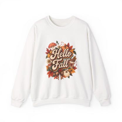 HELLO FALL Unisex Heavy Blend™ Crewneck Sweatshirt