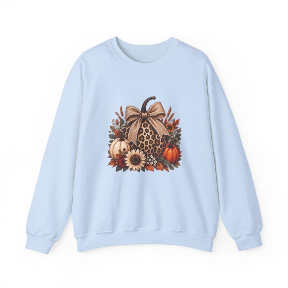 LEOPARD PUMPKIN Unisex Heavy Blend™ Crewneck Sweatshirt