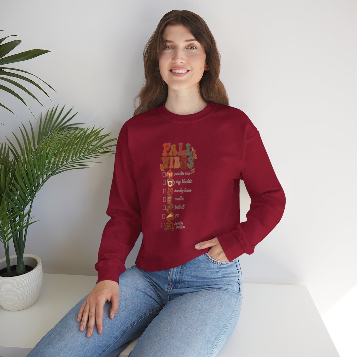 FALL VIBES Unisex Heavy Blend™ Crewneck Sweatshirt