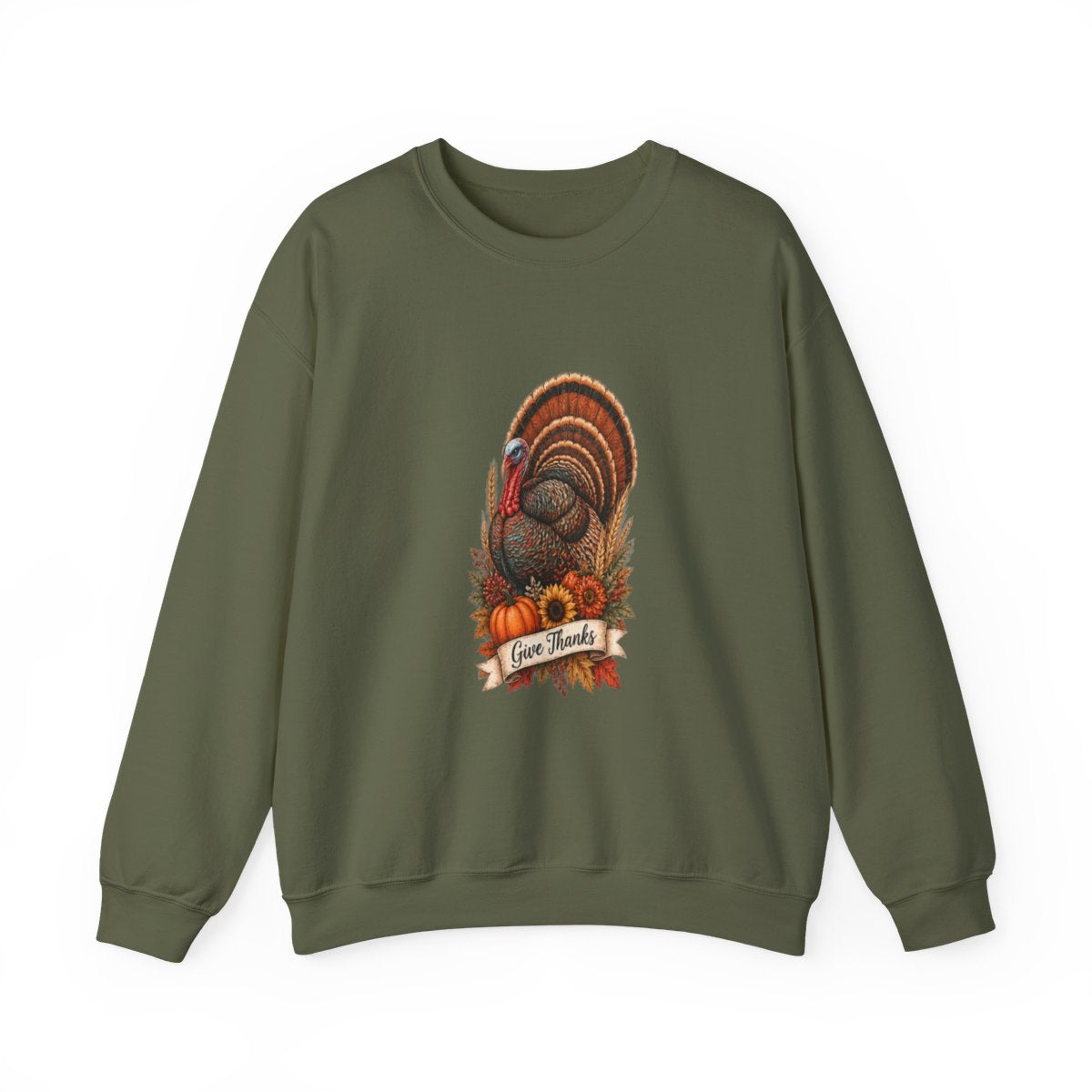 GIVE THANKS Unisex Heavy Blend™ Crewneck Sweatshirt