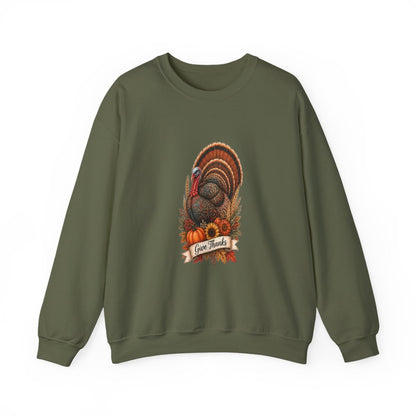 GIVE THANKS Unisex Heavy Blend™ Crewneck Sweatshirt