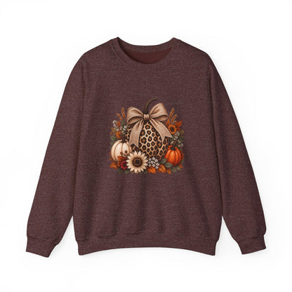 LEOPARD PUMPKIN Unisex Heavy Blend™ Crewneck Sweatshirt