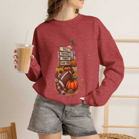FALL FOOTBALL Unisex Heavy Blend™ Crewneck Sweatshirt