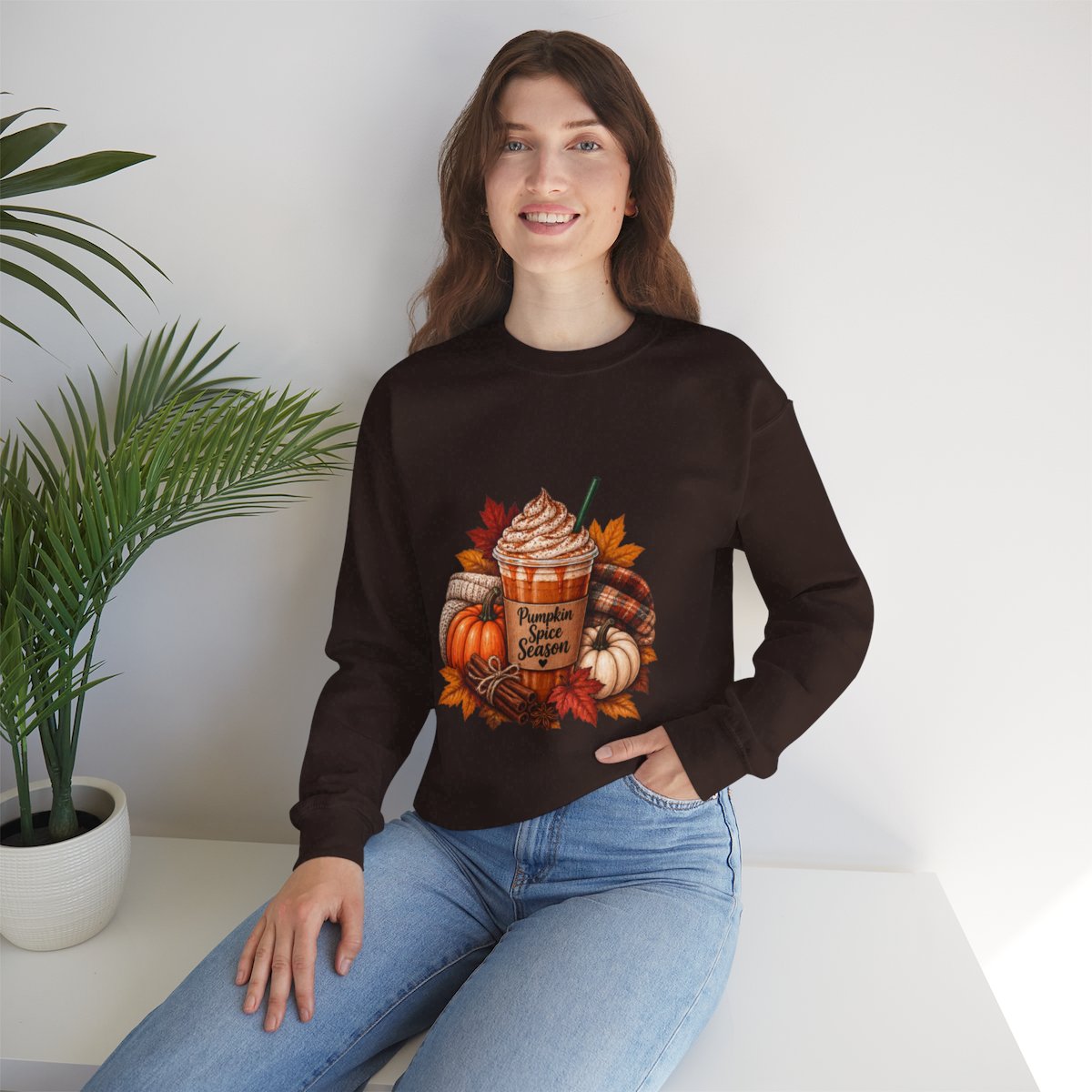 PUMPKIN SPICE SEASON Unisex Heavy Blend™ Crewneck Sweatshirt