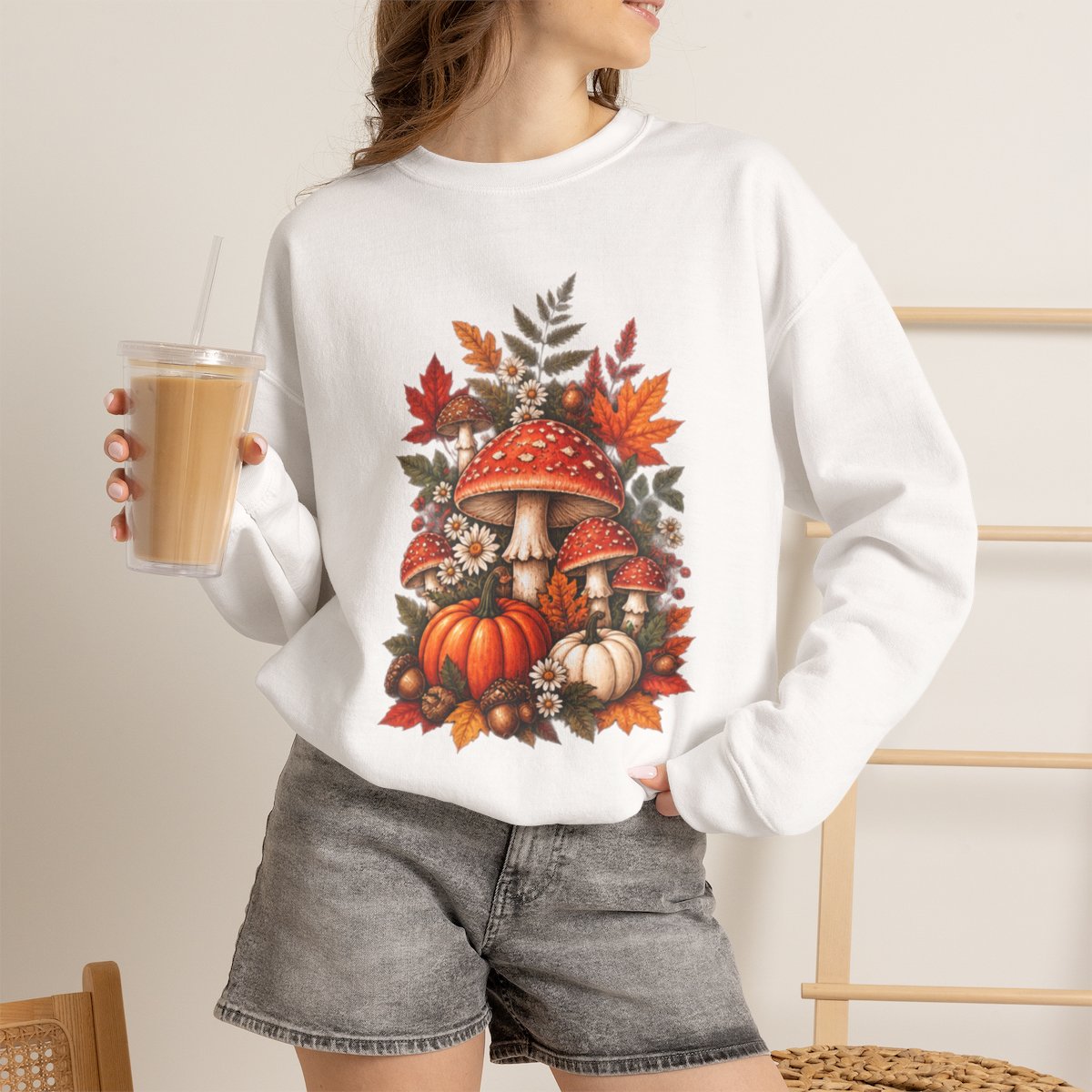 MUSHROOM FALL Unisex Heavy Blend™ Crewneck Sweatshirt