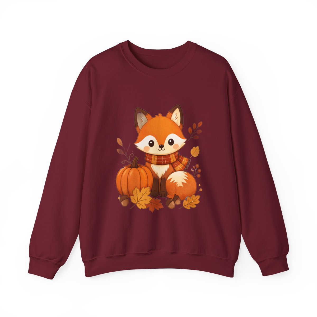 FALL FOX Unisex Heavy Blend™ Crewneck Sweatshirt