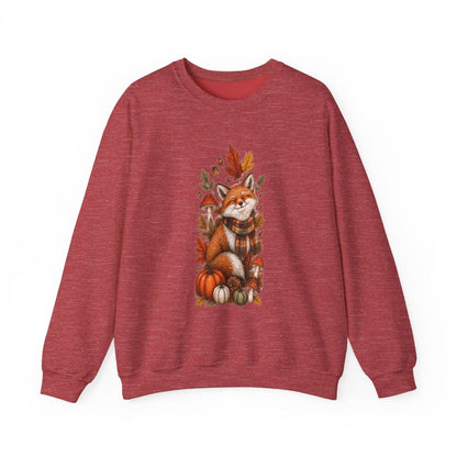 FALL FOX Unisex Heavy Blend™ Crewneck Sweatshirt