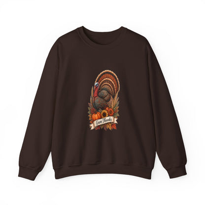 GIVE THANKS Unisex Heavy Blend™ Crewneck Sweatshirt