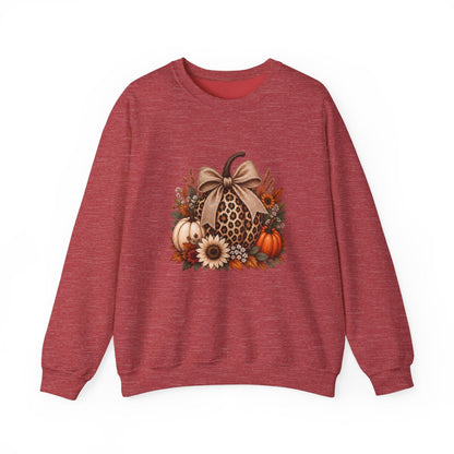 LEOPARD PUMPKIN Unisex Heavy Blend™ Crewneck Sweatshirt