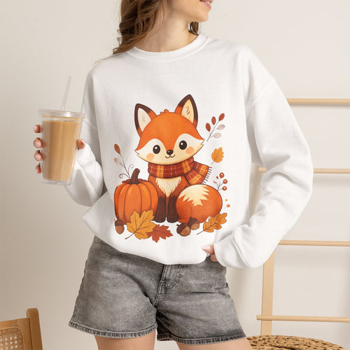 FALL FOX Unisex Heavy Blend™ Crewneck Sweatshirt