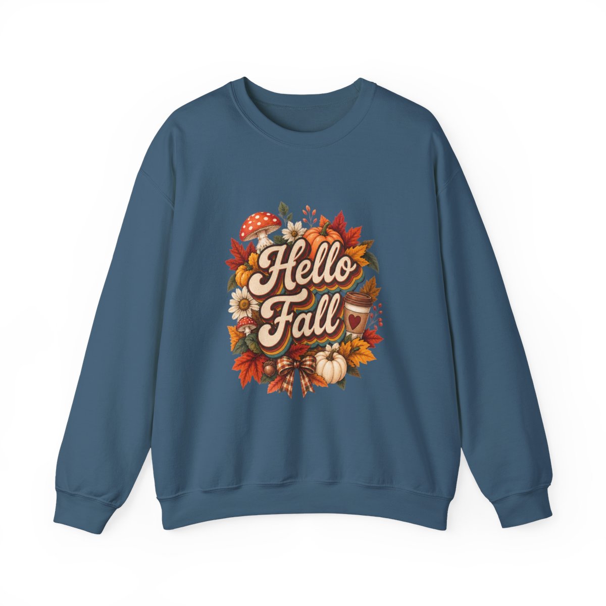 HELLO FALL Unisex Heavy Blend™ Crewneck Sweatshirt
