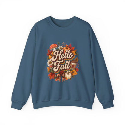 HELLO FALL Unisex Heavy Blend™ Crewneck Sweatshirt
