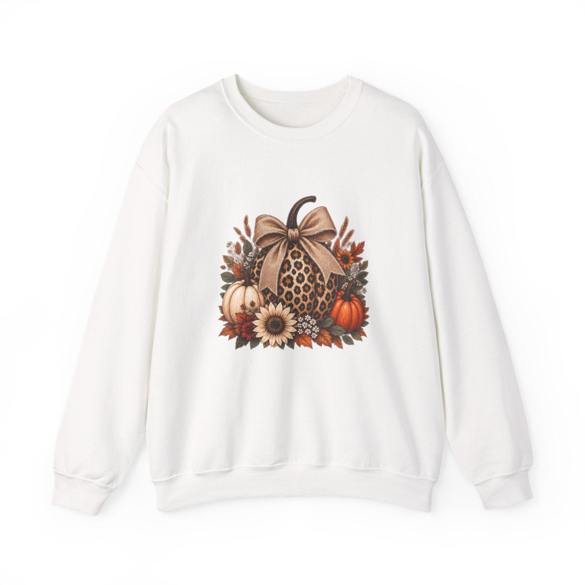 LEOPARD PUMPKIN Unisex Heavy Blend™ Crewneck Sweatshirt