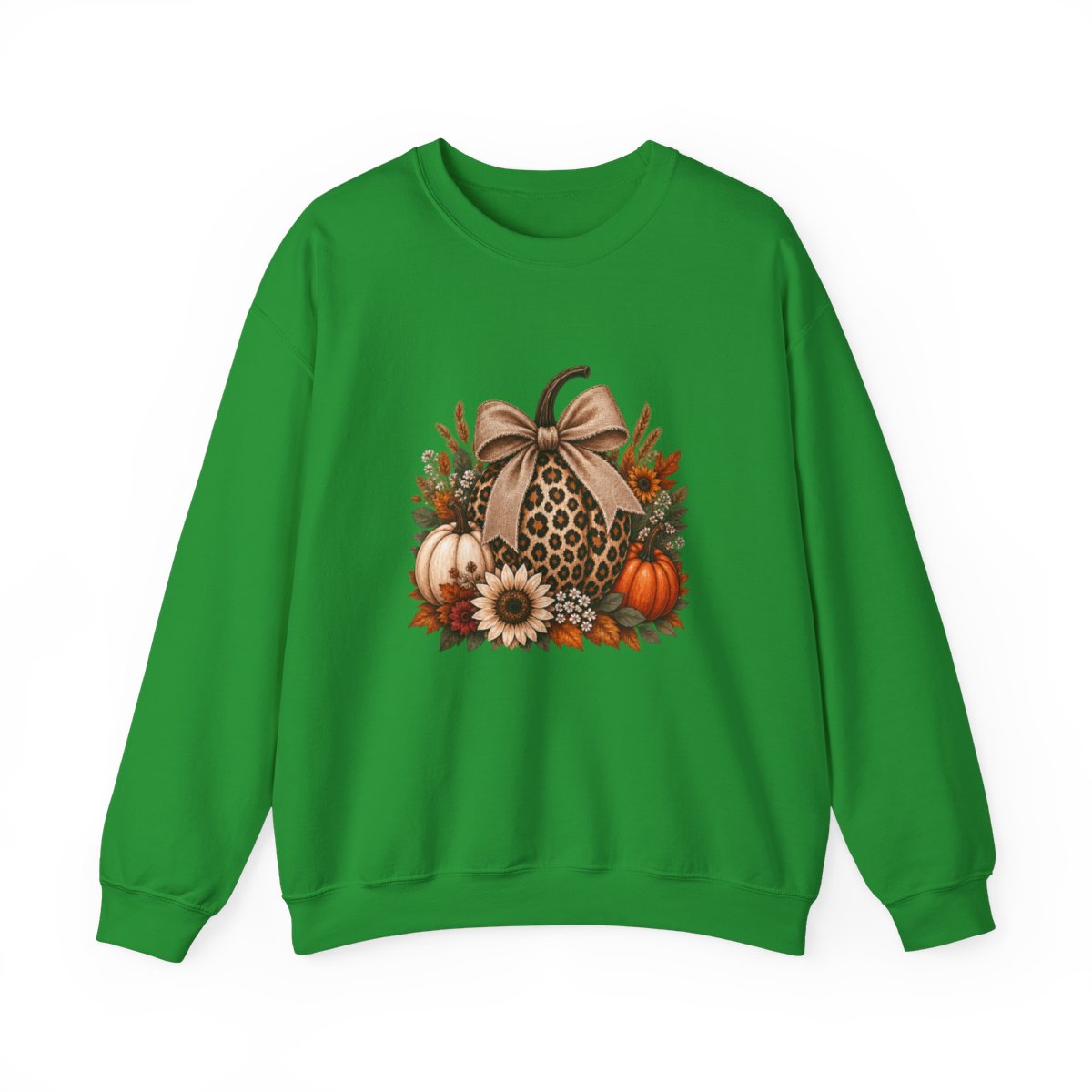 LEOPARD PUMPKIN Unisex Heavy Blend™ Crewneck Sweatshirt