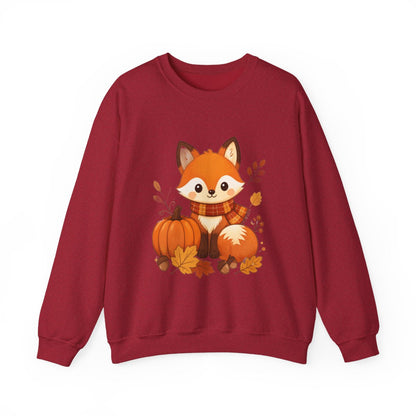 FALL FOX Unisex Heavy Blend™ Crewneck Sweatshirt