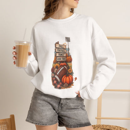 FALL FOOTBALL Unisex Heavy Blend™ Crewneck Sweatshirt