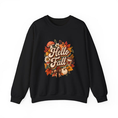 HELLO FALL Unisex Heavy Blend™ Crewneck Sweatshirt