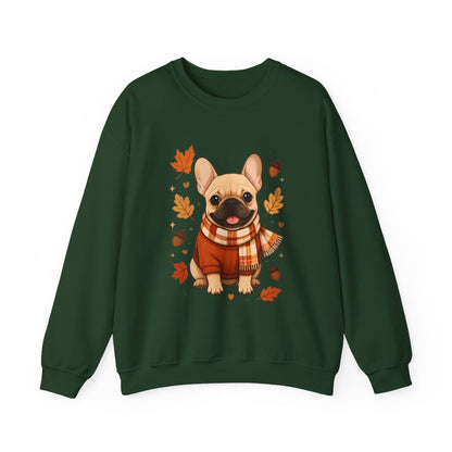 FALL FRENCHIE Unisex Heavy Blend™ Crewneck Sweatshirt