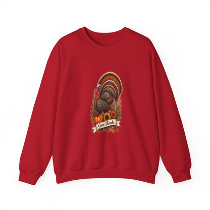 GIVE THANKS Unisex Heavy Blend™ Crewneck Sweatshirt