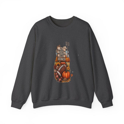 FALL FOOTBALL Unisex Heavy Blend™ Crewneck Sweatshirt