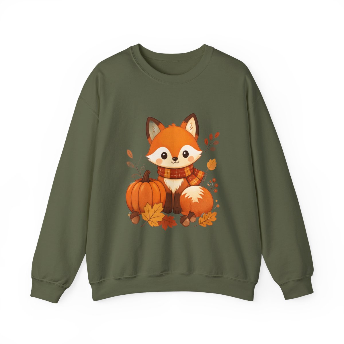 FALL FOX Unisex Heavy Blend™ Crewneck Sweatshirt