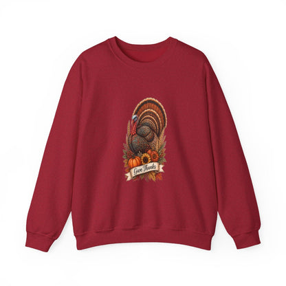 GIVE THANKS Unisex Heavy Blend™ Crewneck Sweatshirt