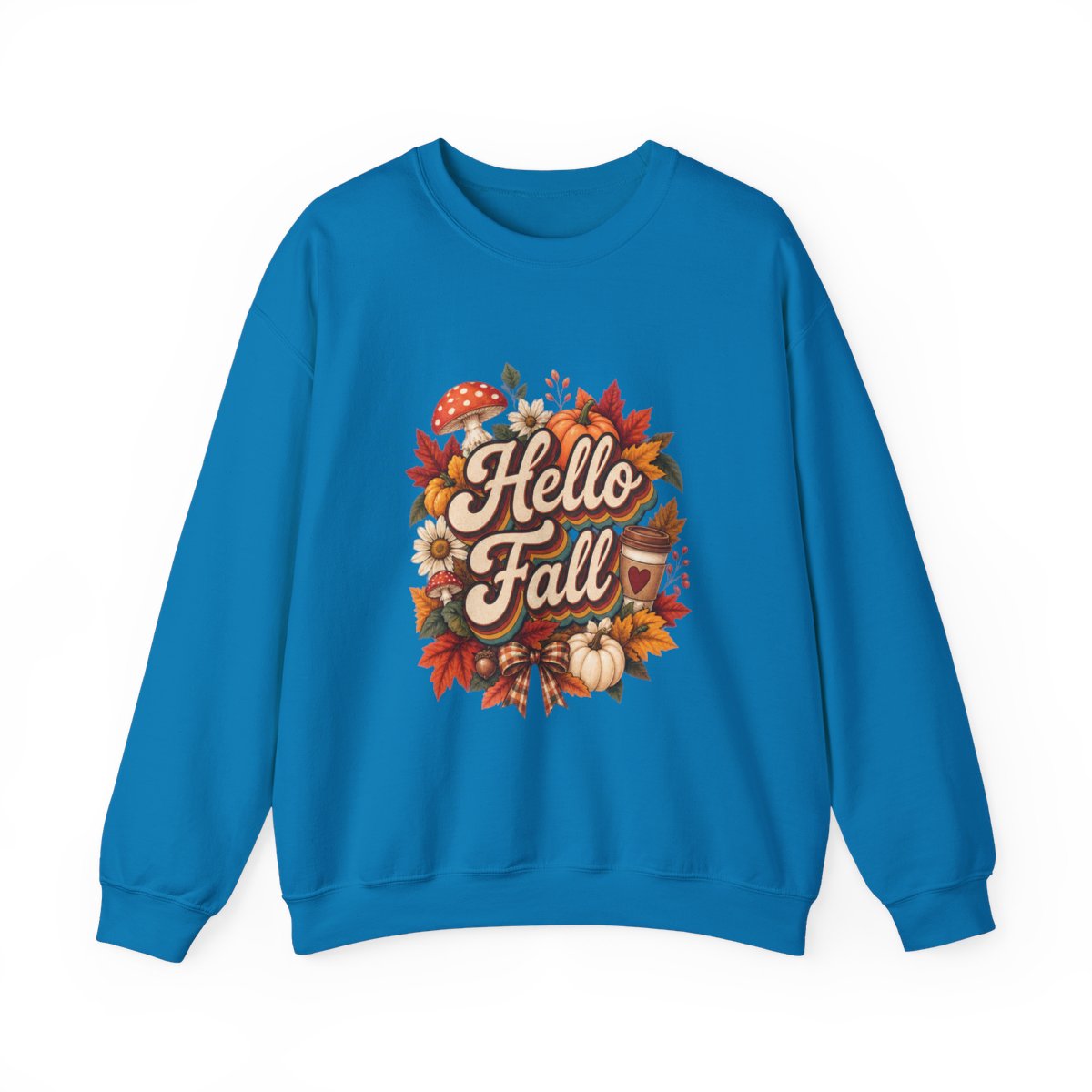 HELLO FALL Unisex Heavy Blend™ Crewneck Sweatshirt