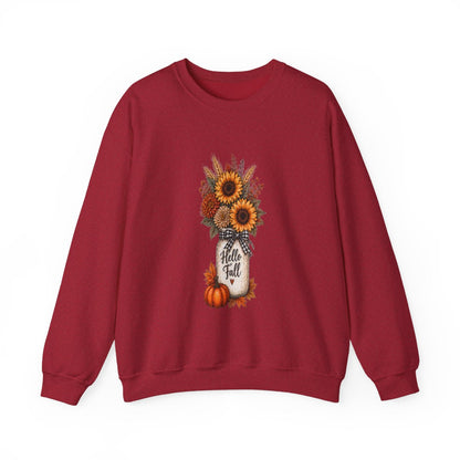 HELLO FALL Unisex Heavy Blend™ Crewneck Sweatshirt