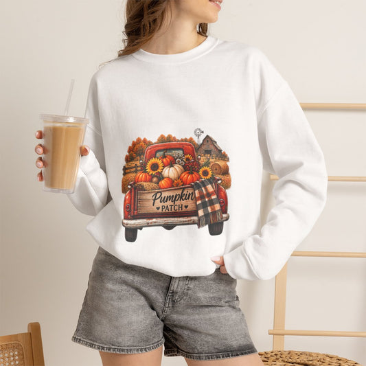PUMPKIN PATCH TRUCK Unisex Heavy Blend™ Crewneck Sweatshirt