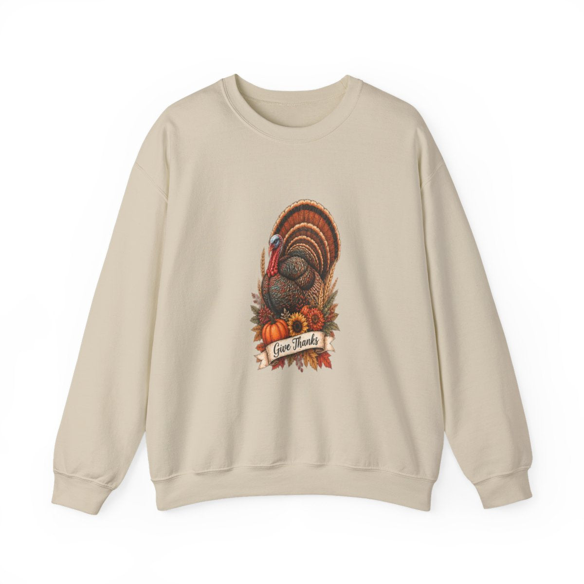 GIVE THANKS Unisex Heavy Blend™ Crewneck Sweatshirt