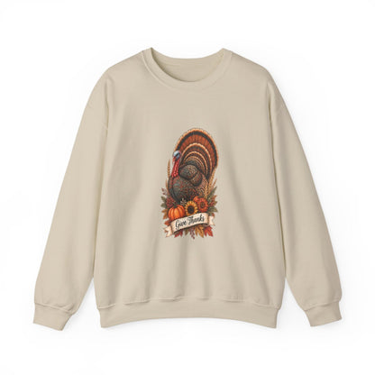 GIVE THANKS Unisex Heavy Blend™ Crewneck Sweatshirt