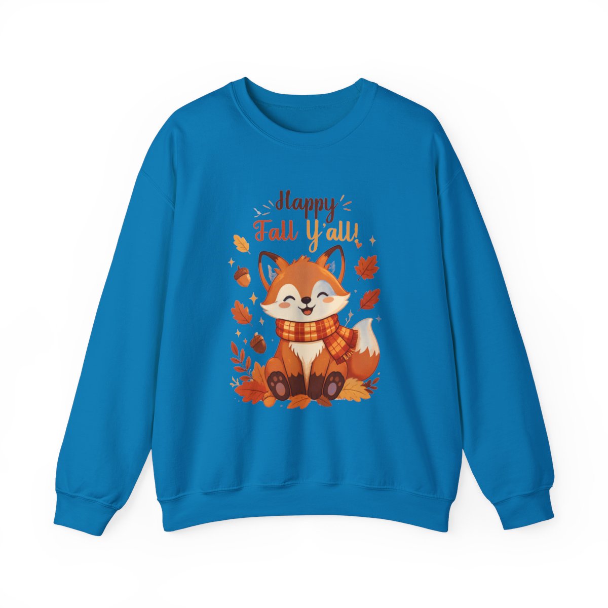 HAPPY FALL YALL FOX Unisex Heavy Blend™ Crewneck Sweatshirt